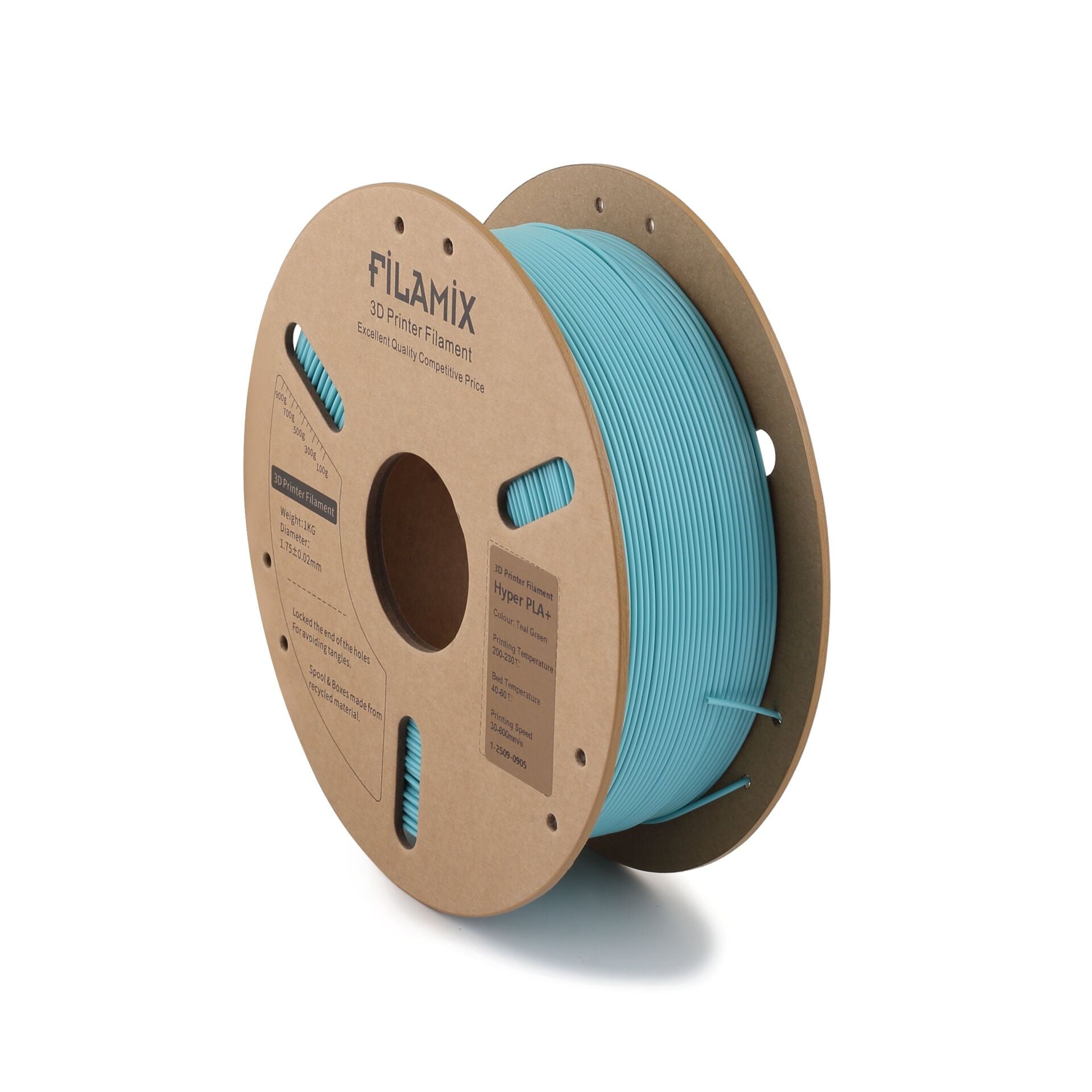 FİLAMİX Hyper PLA+ Camgöbeği Yeşili Filament 1,75mm 1kg - bisiparisver