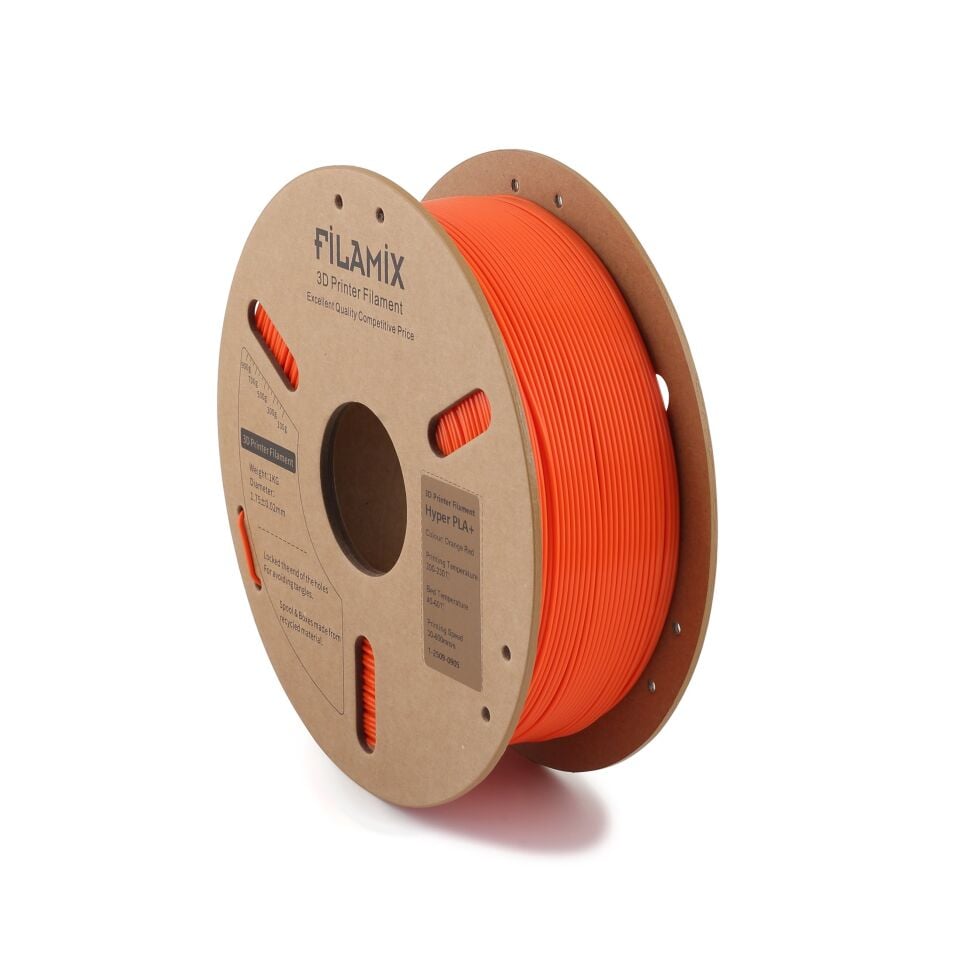 FİLAMİX Hyper PLA+ Kızıl Turuncu Filament 1,75mm 1kg - bisiparisver