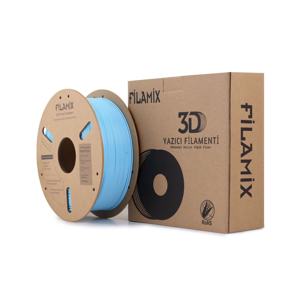 FİLAMİX Hyper PLA+ Buz Mavisi Filament 1,75mm 1kg - bisiparisver