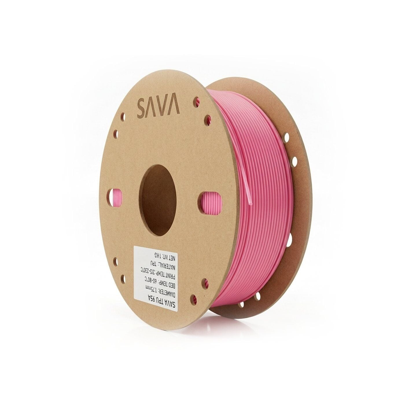 SAVA TPU 95A Pembe Filament 1,75mm 800g - bisiparisver