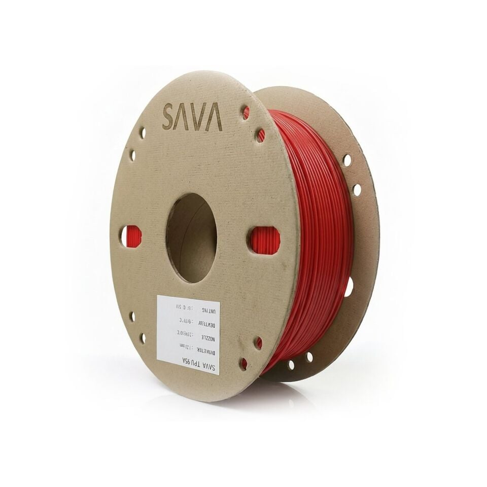 SAVA TPU 95A Kırmızı Filament 1,75mm 800g - bisiparisver