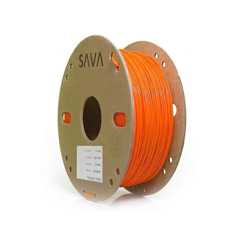 SAVA TPU 95A Turuncu Filament 1,75mm 800g - bisiparisver