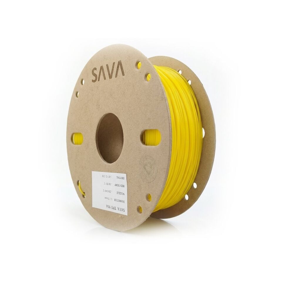 SAVA TPU 95A Sarı Filament 1,75mm 800g - bisiparisver