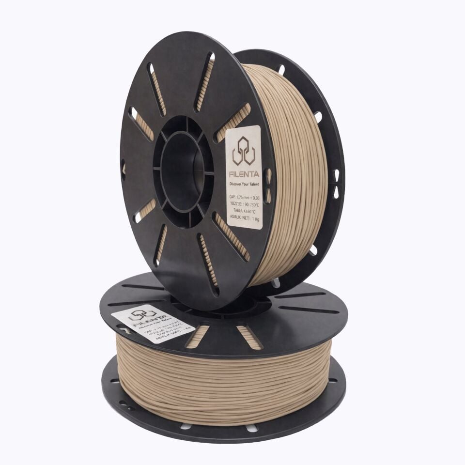 FILENTA PLA Premium Sütlü Kahve Rengi Filament 1,75mm 1kg - bisiparisver