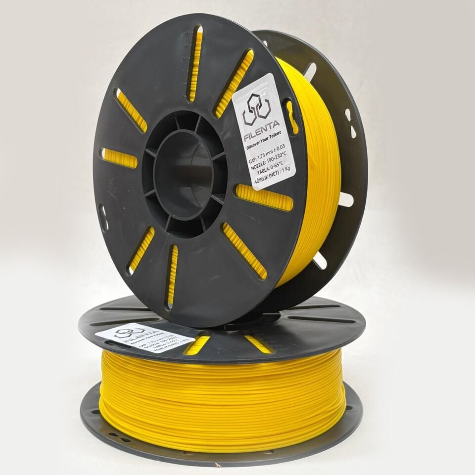 FILENTA PETG Sarı Filament 1,75mm 1kg - bisiparisver