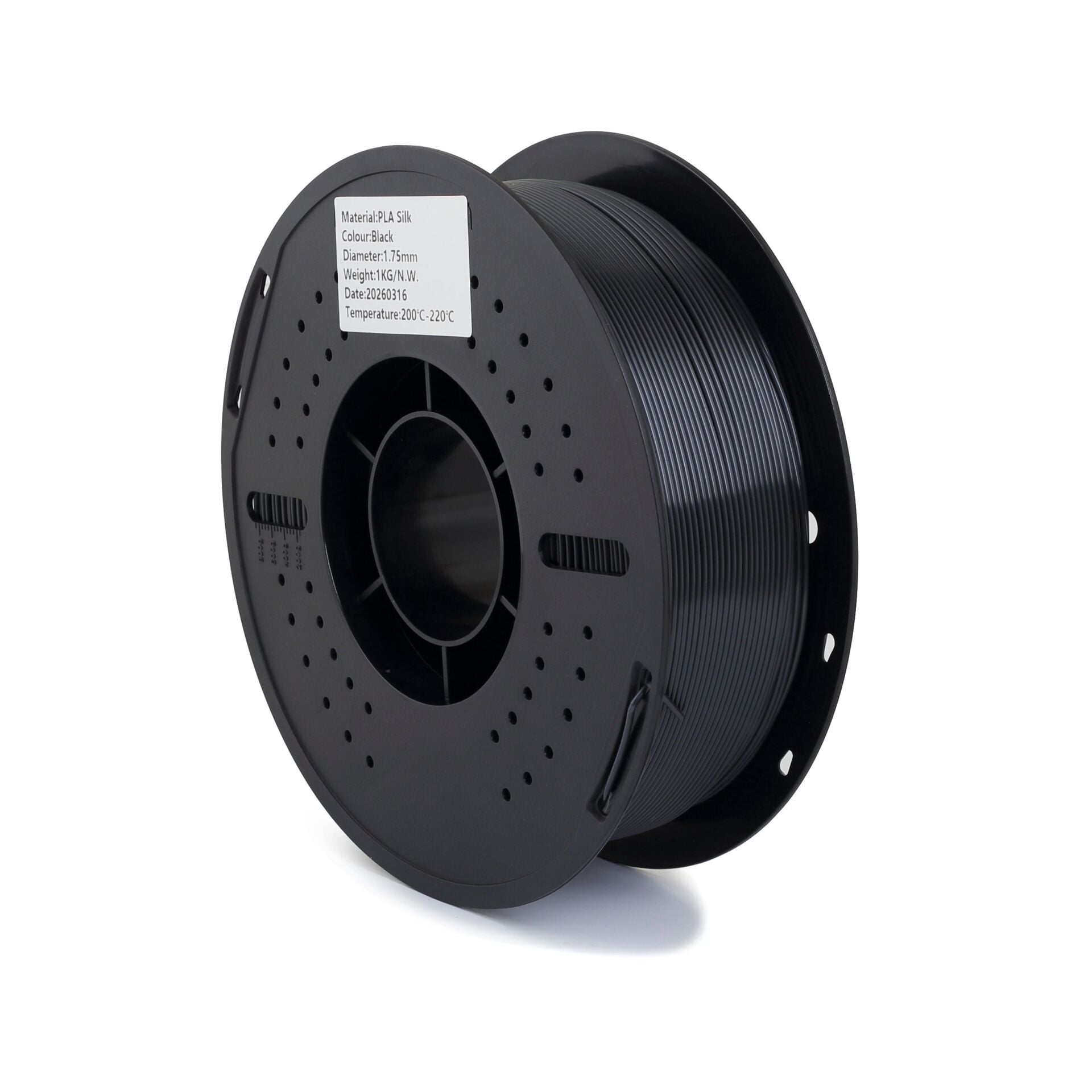 FİLAMİX PLA SILK Siyah Filament 1,75mm 1kg - bisiparisver