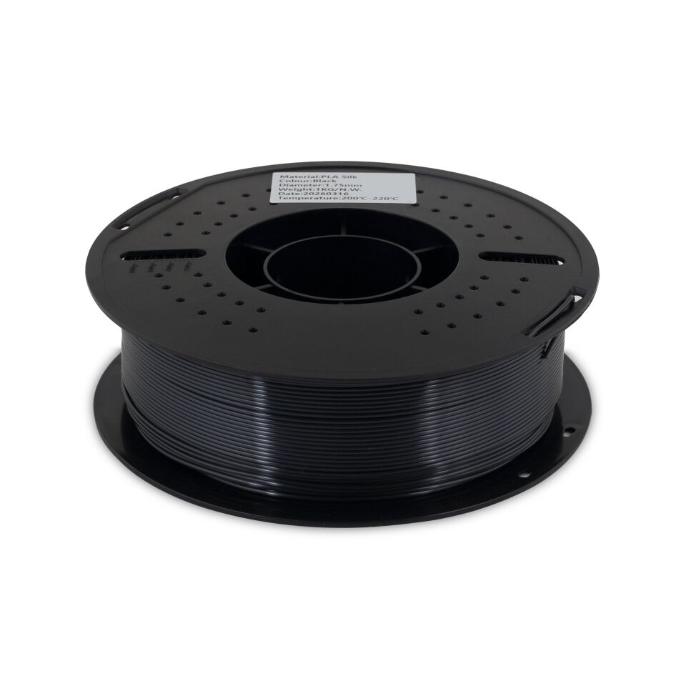 FİLAMİX PLA SILK Siyah Filament 1,75mm 1kg - bisiparisver