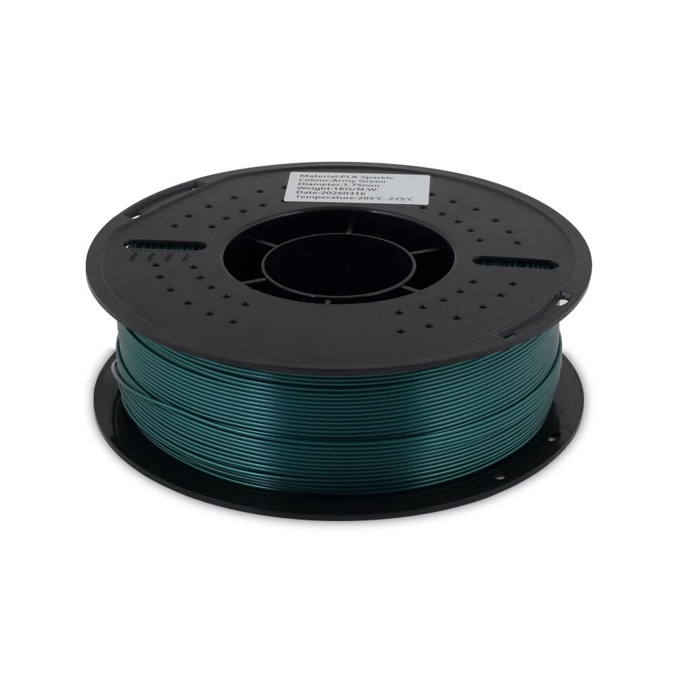 FİLAMİX PLA Sparkle Asker Yeşili Filament 1,75mm 1kg - bisiparisver