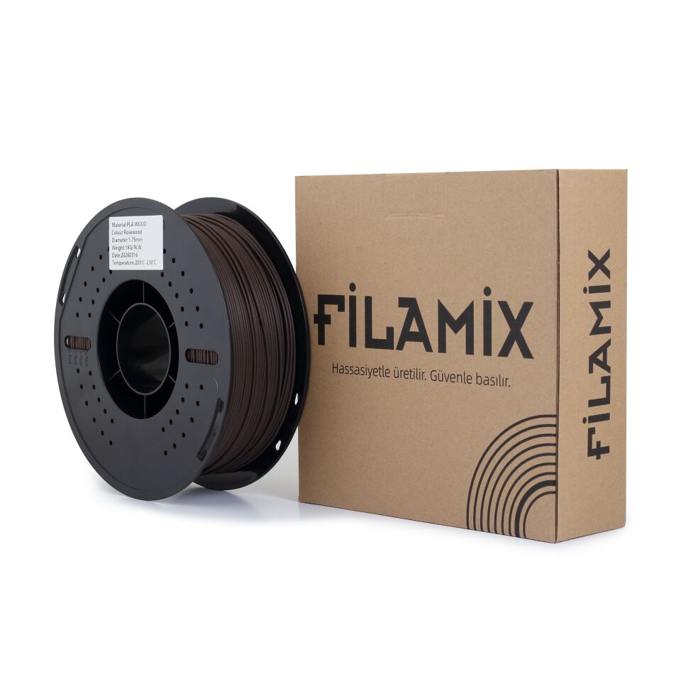 FİLAMİX PLA Wood Gül Ağacı Filament 1,75mm 1kg - bisiparisver