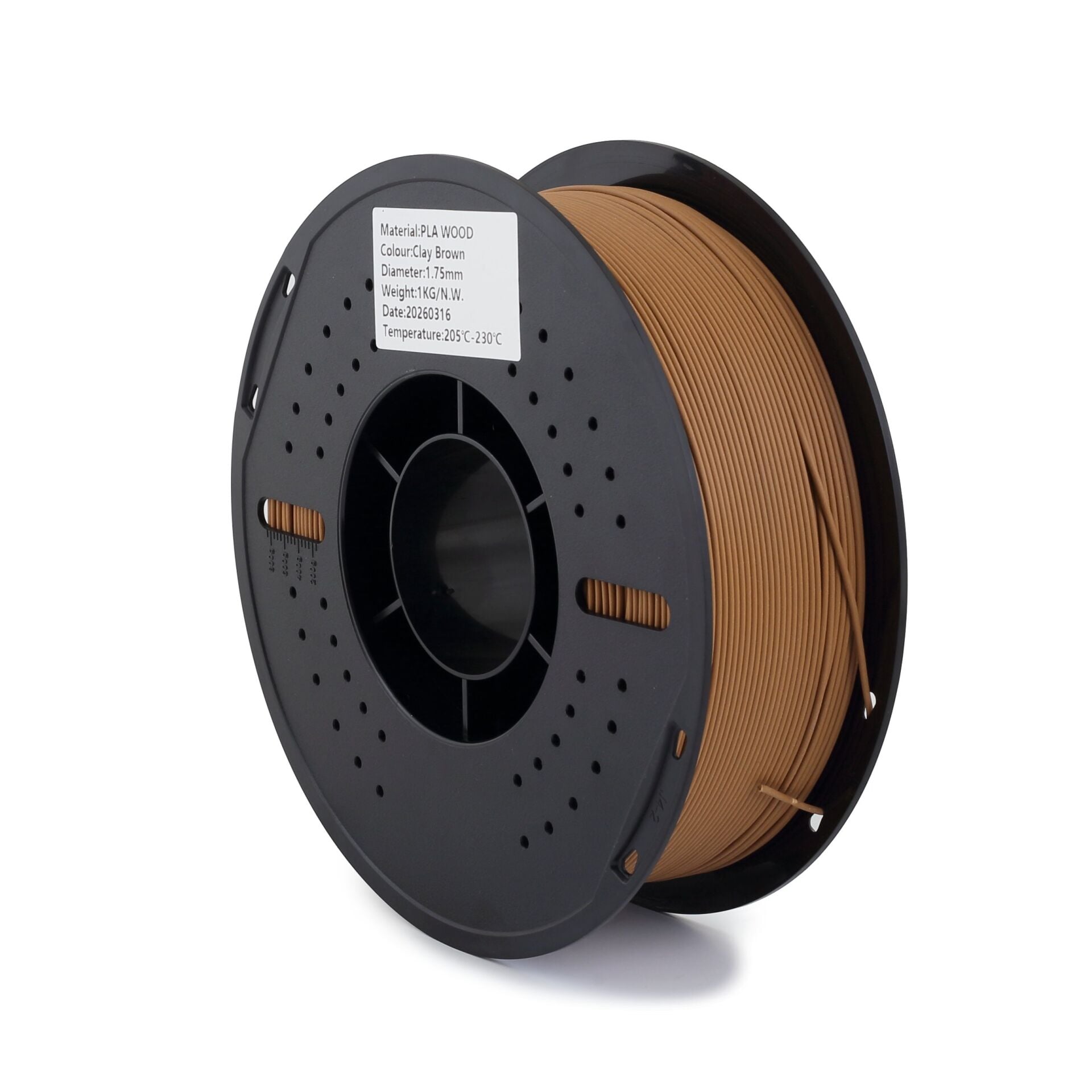 FİLAMİX PLA Wood Kil Kahverengi Filament 1,75mm 1kg - bisiparisver