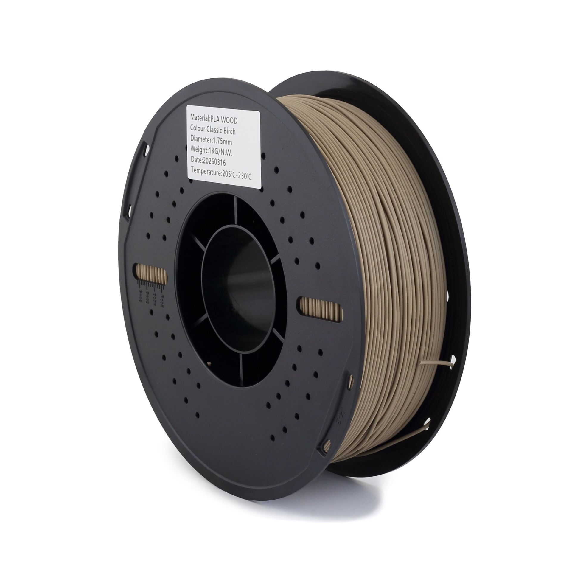 FİLAMİX PLA Wood Klasik Huş Filament 1,75mm 1kg - bisiparisver