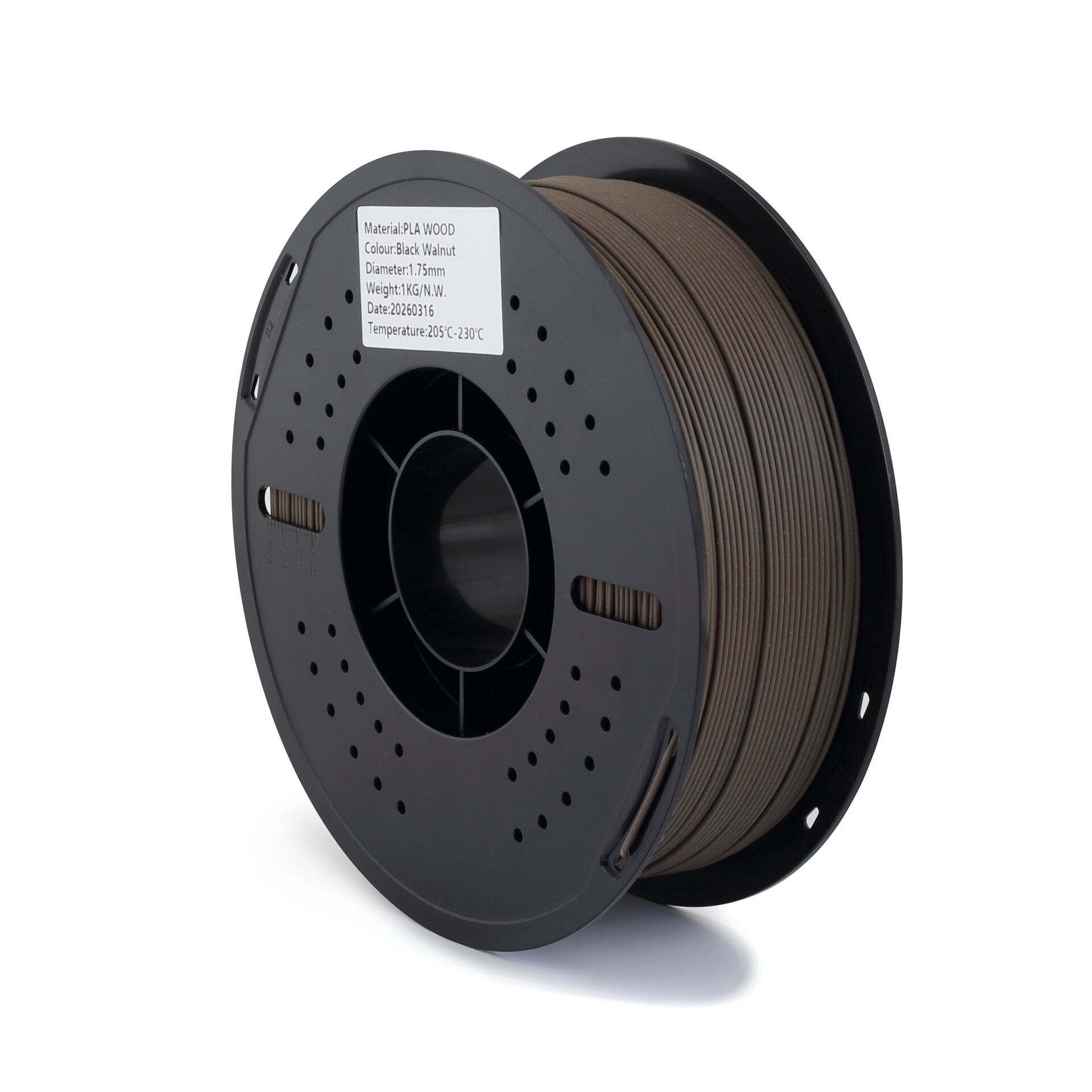 FİLAMİX PLA Wood Siyah Ceviz Filament 1,75mm 1kg - bisiparisver