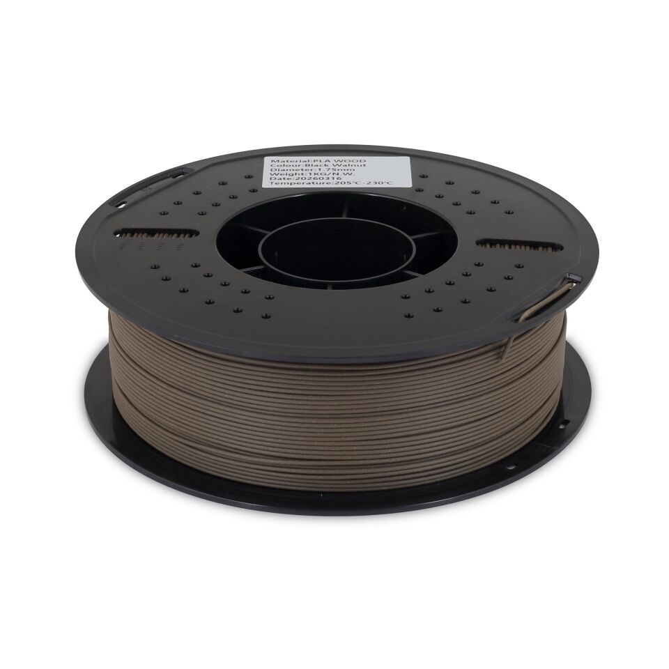 FİLAMİX PLA Wood Siyah Ceviz Filament 1,75mm 1kg - bisiparisver