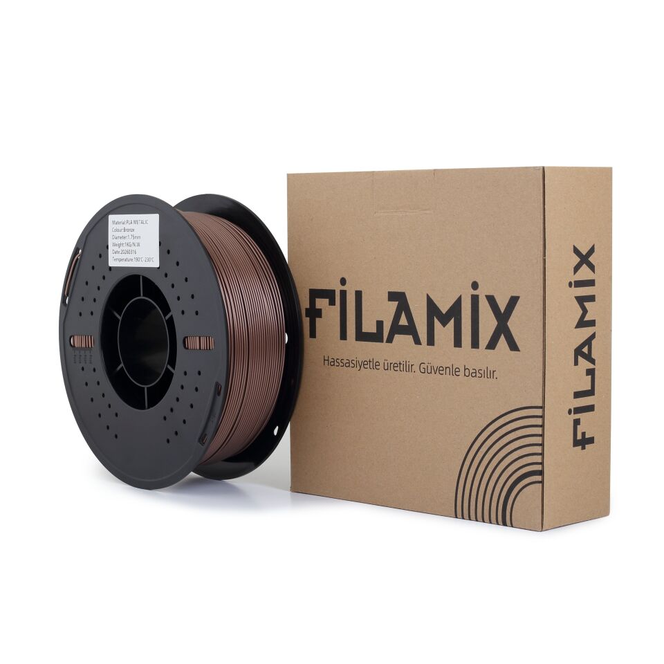 FİLAMİX PLA Metalic Bronz Filament 1,75mm 1kg - bisiparisver
