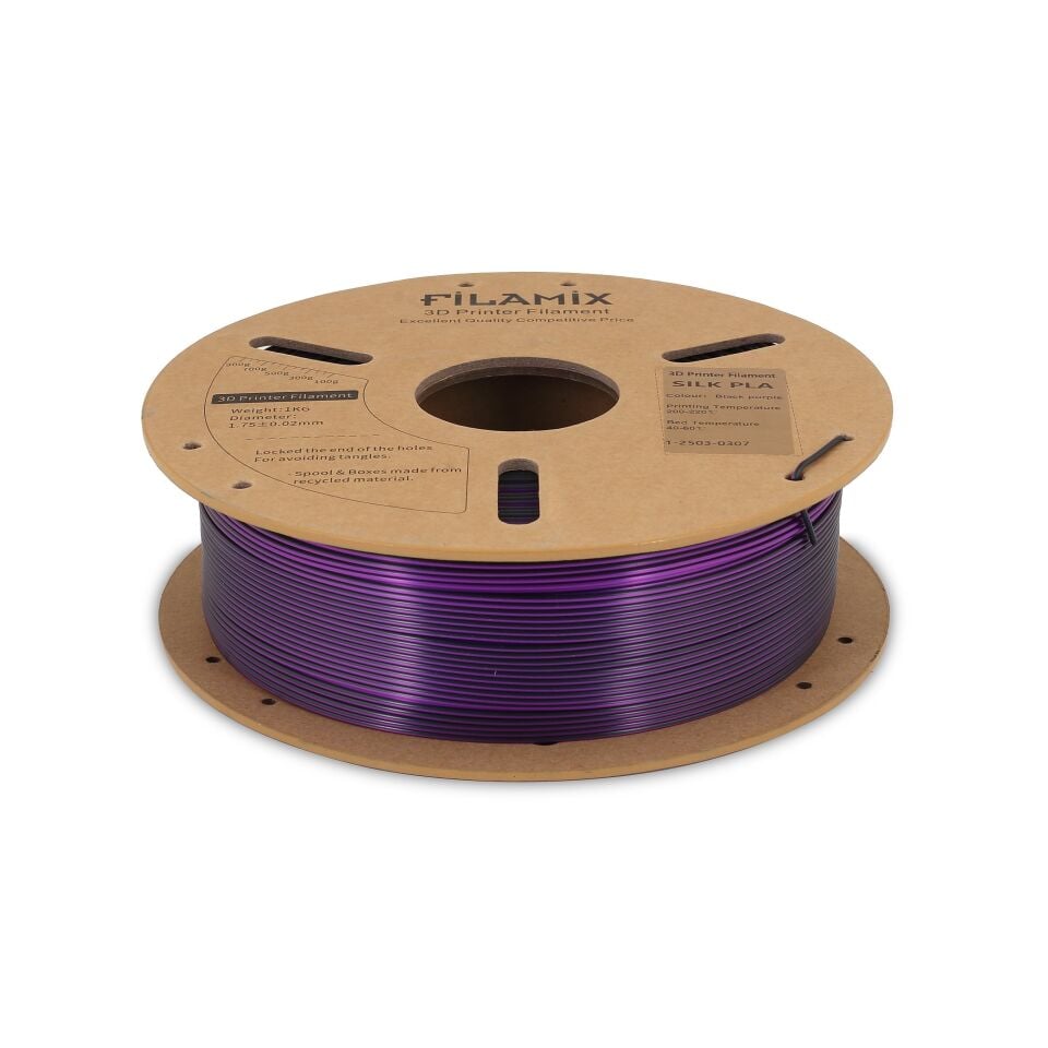 FİLAMİX PLA Magic Siyah / Mor Filament 1,75mm 1kg - bisiparisver