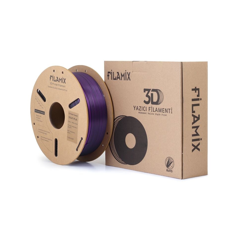 FİLAMİX PLA Magic Siyah / Mor Filament 1,75mm 1kg - bisiparisver