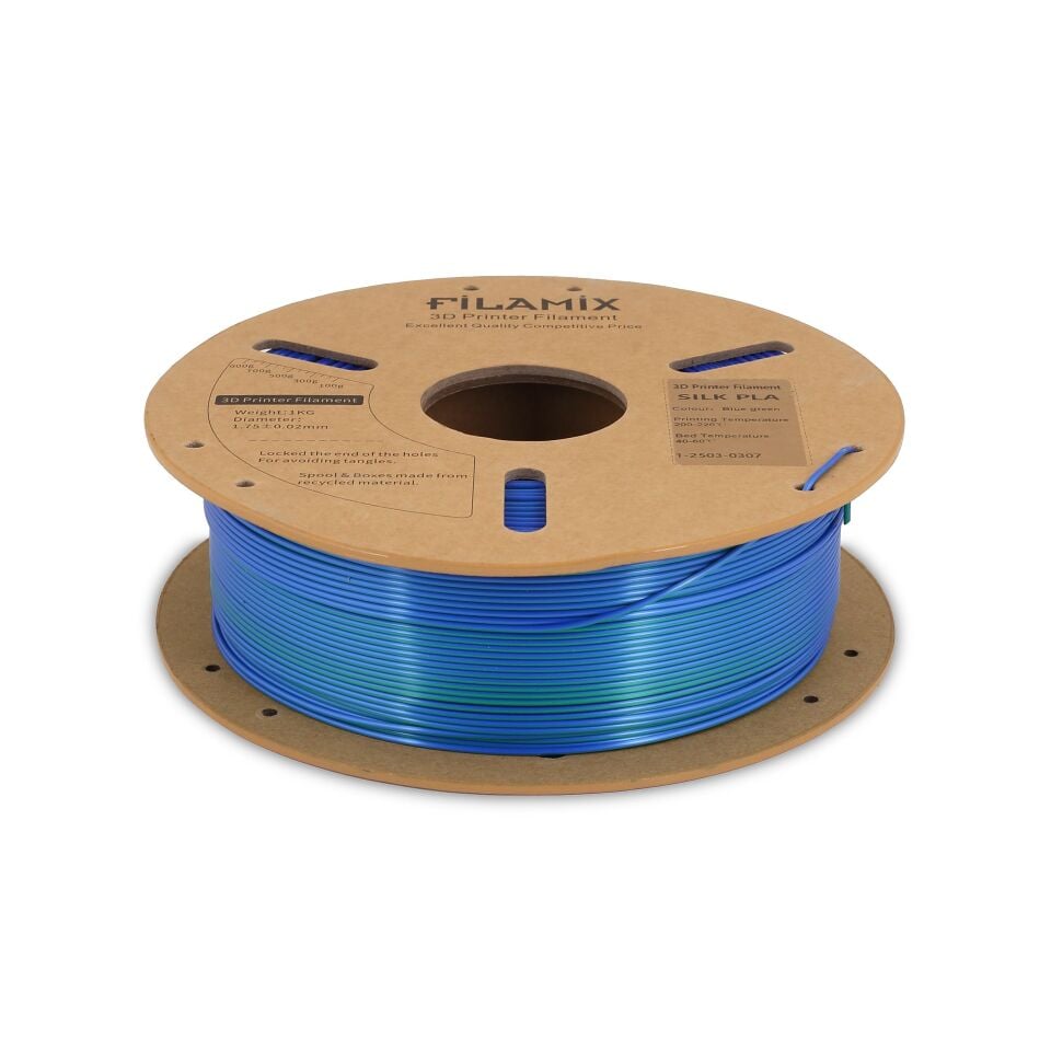 FİLAMİX PLA Magic Mavi / Yeşil Filament 1,75mm 1kg - bisiparisver