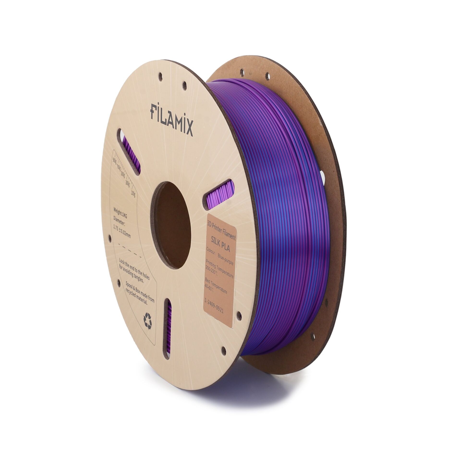 FİLAMİX PLA Magic Mavi / Mor Filament 1,75mm 1kg - bisiparisver