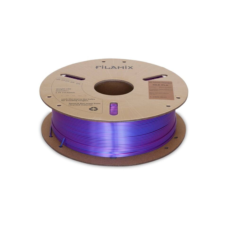 FİLAMİX PLA Magic Mavi / Mor Filament 1,75mm 1kg - bisiparisver