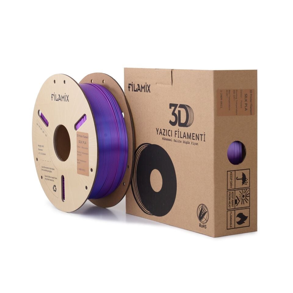 FİLAMİX PLA Magic Mavi / Mor Filament 1,75mm 1kg - bisiparisver