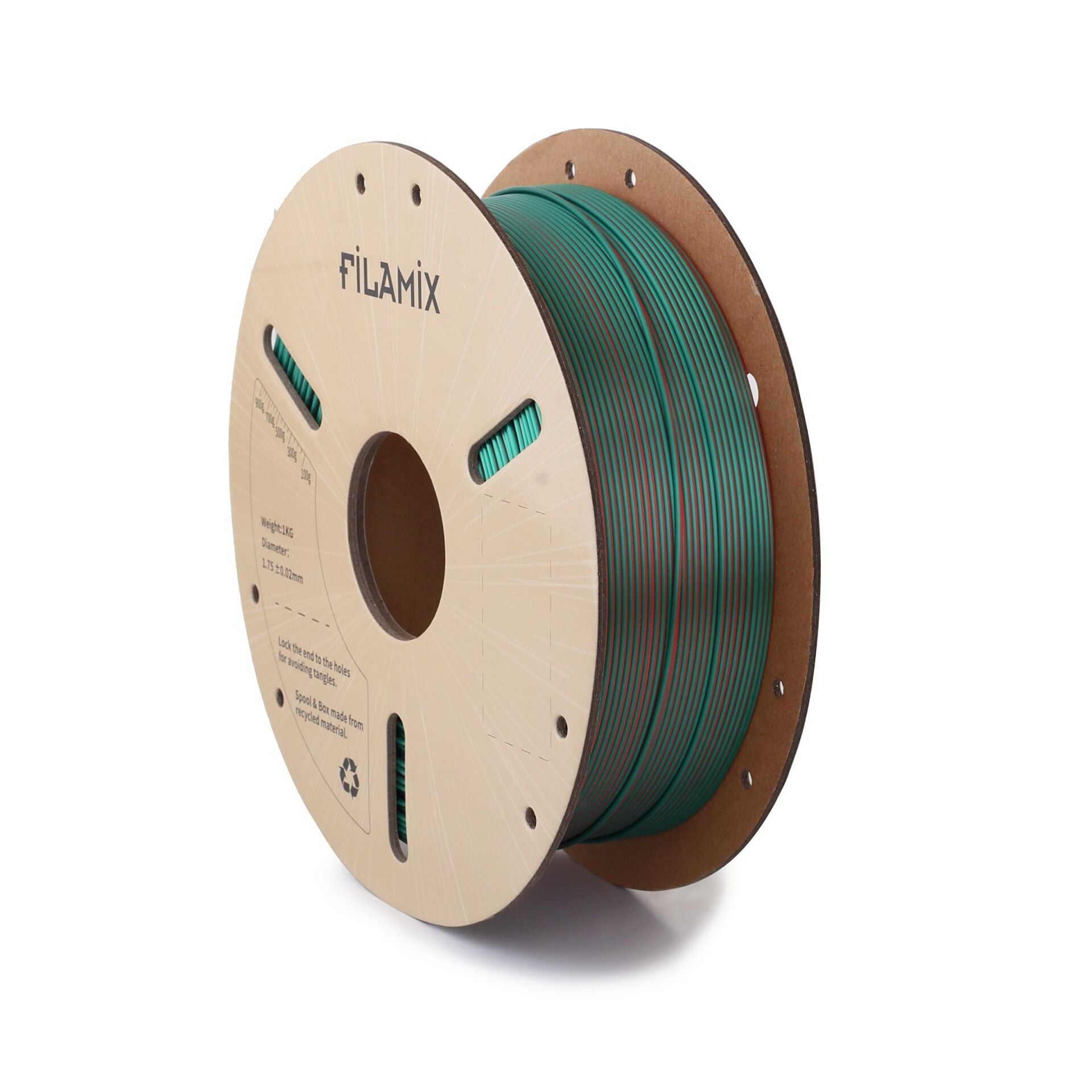 FİLAMİX PLA Magic Kırmızı / Yeşil Filament 1,75mm 1kg - bisiparisver