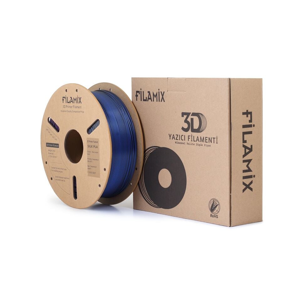 FİLAMİX PLA Mystic Mavi / Mor / Siyah Filament 1,75mm 1kg - bisiparisver