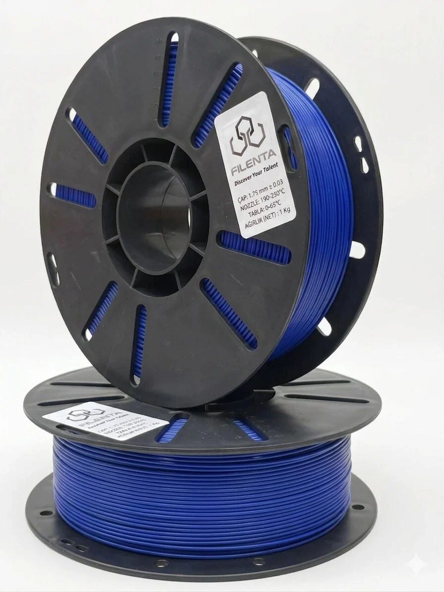 FILENTA PLA Sedef Mavi Filament 1,75mm 1kg - bisiparisver
