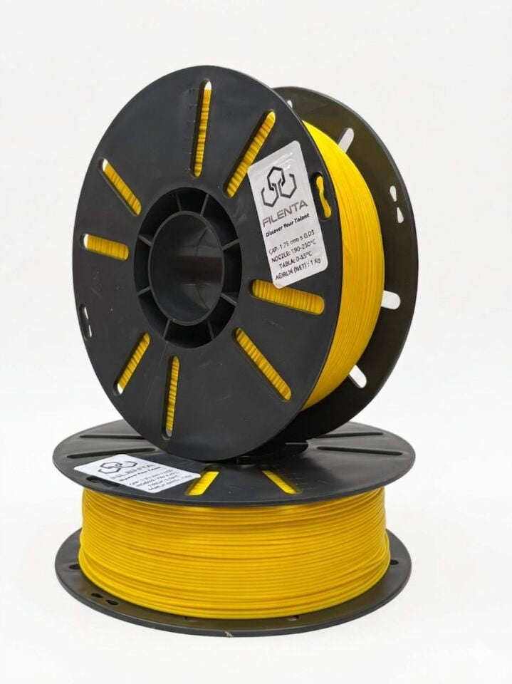 FILENTA PLA Pastel Sarı Filament 1,75mm 1kg - bisiparisver
