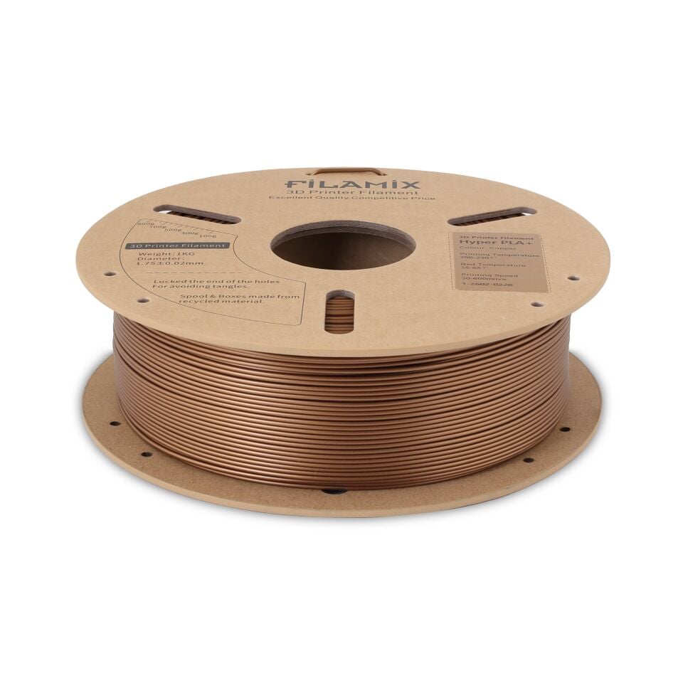 FİLAMİX Hyper PLA+ Bakır Rengi Filament 1,75mm 1kg - bisiparisver