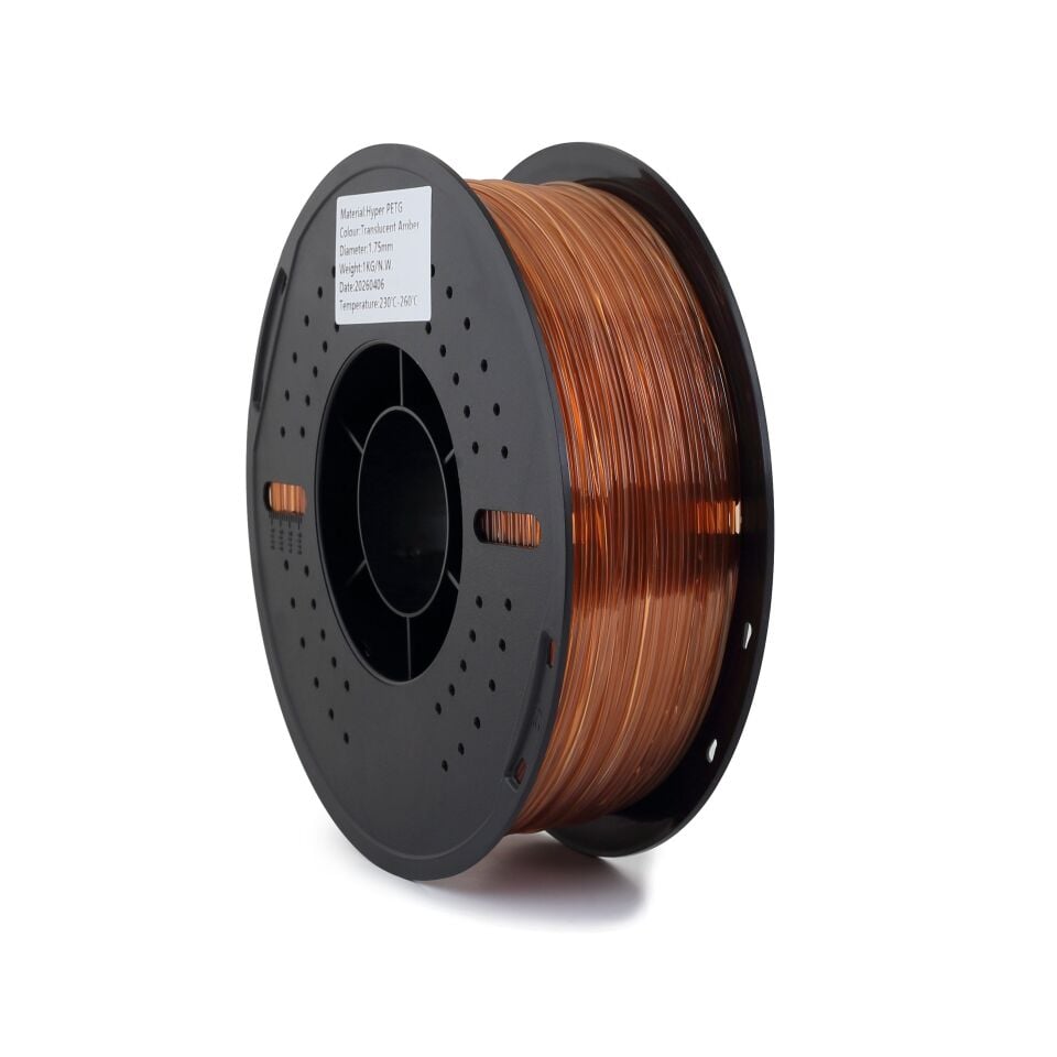 FİLAMİX Hyper PETG Yarı Saydam Kehribar (Tanslucent Amber) Filament 1,75mm 1kg - bisiparisver