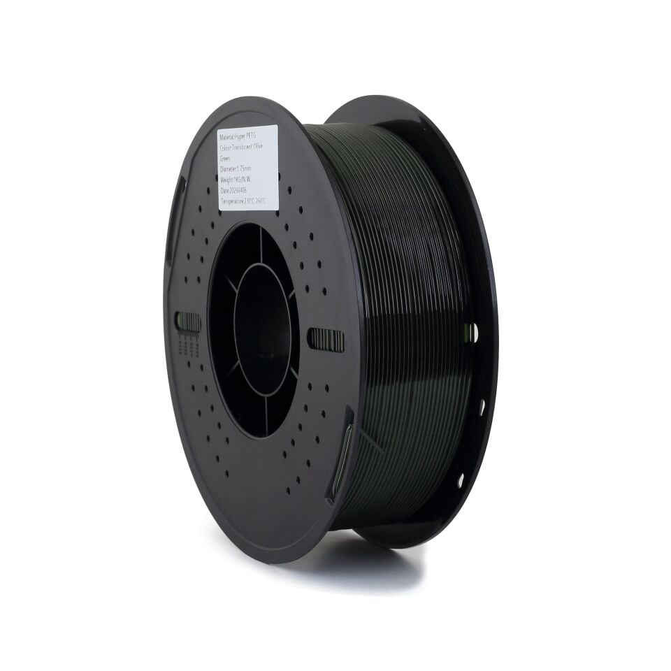 FİLAMİX Hyper PETG Yarı Saydam Zeytin Yeşili (Translucent Olive Green) Filament 1,75mm 1kg - bisiparisver