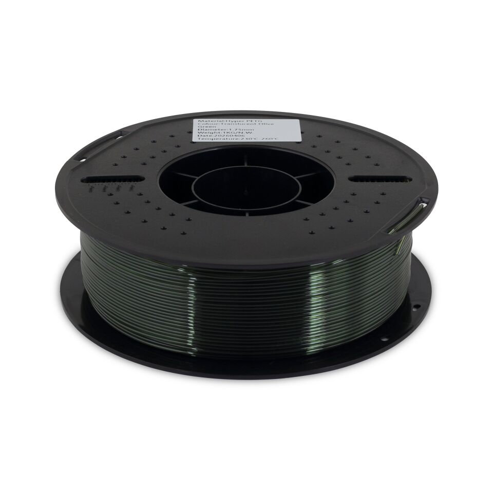 FİLAMİX Hyper PETG Yarı Saydam Zeytin Yeşili (Translucent Olive Green) Filament 1,75mm 1kg - bisiparisver