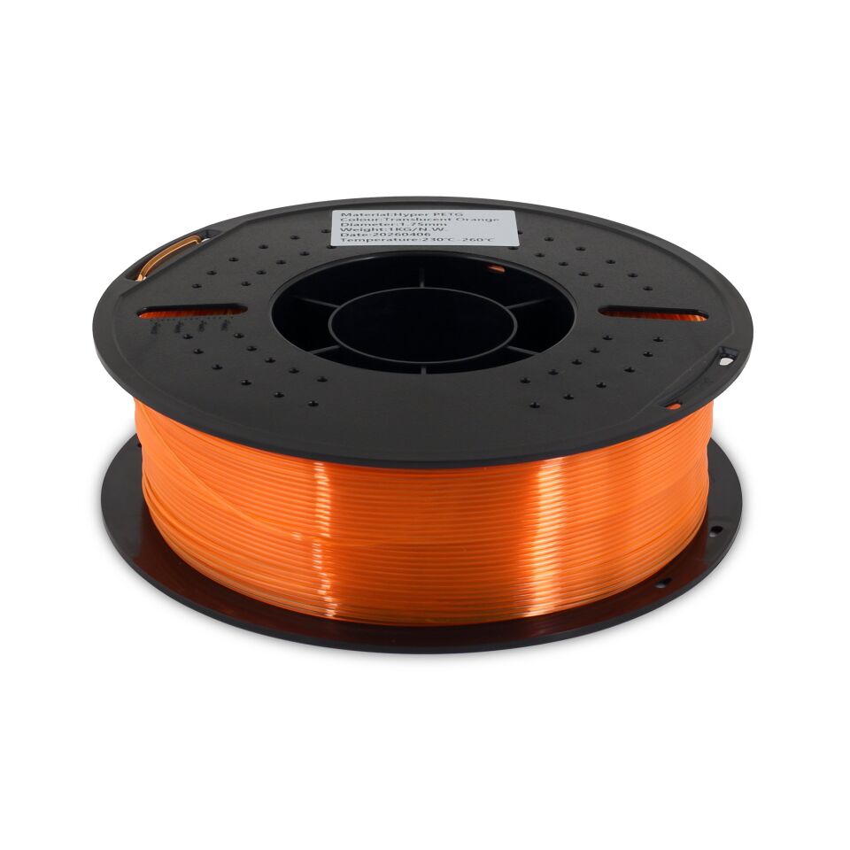 FİLAMİX Hyper PETG Yarı Saydam Turuncu (Translucent Orange) Filament 1,75mm 1kg - bisiparisver