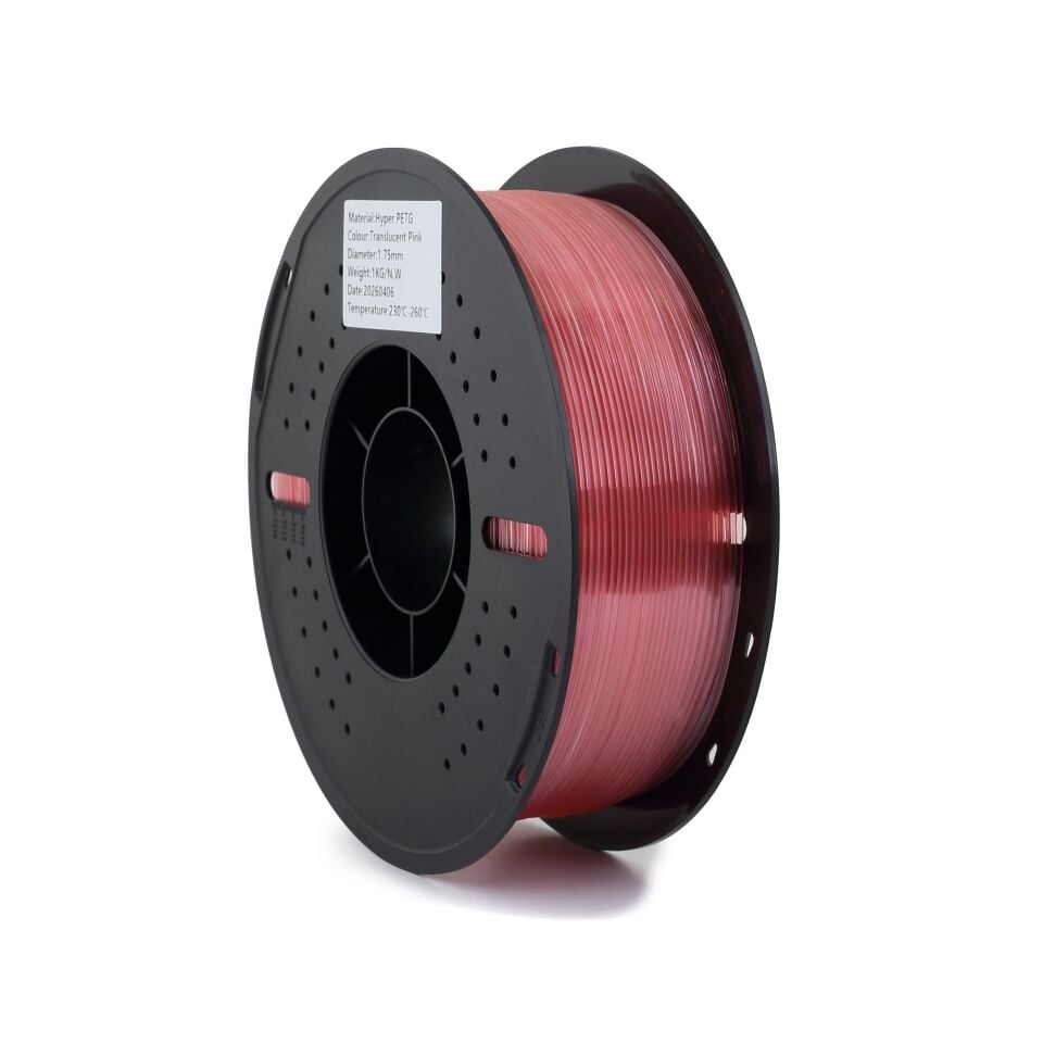 FİLAMİX Hyper PETG Yarı Saydam Pembe (Translucent Pink) Filament 1,75mm 1kg - bisiparisver