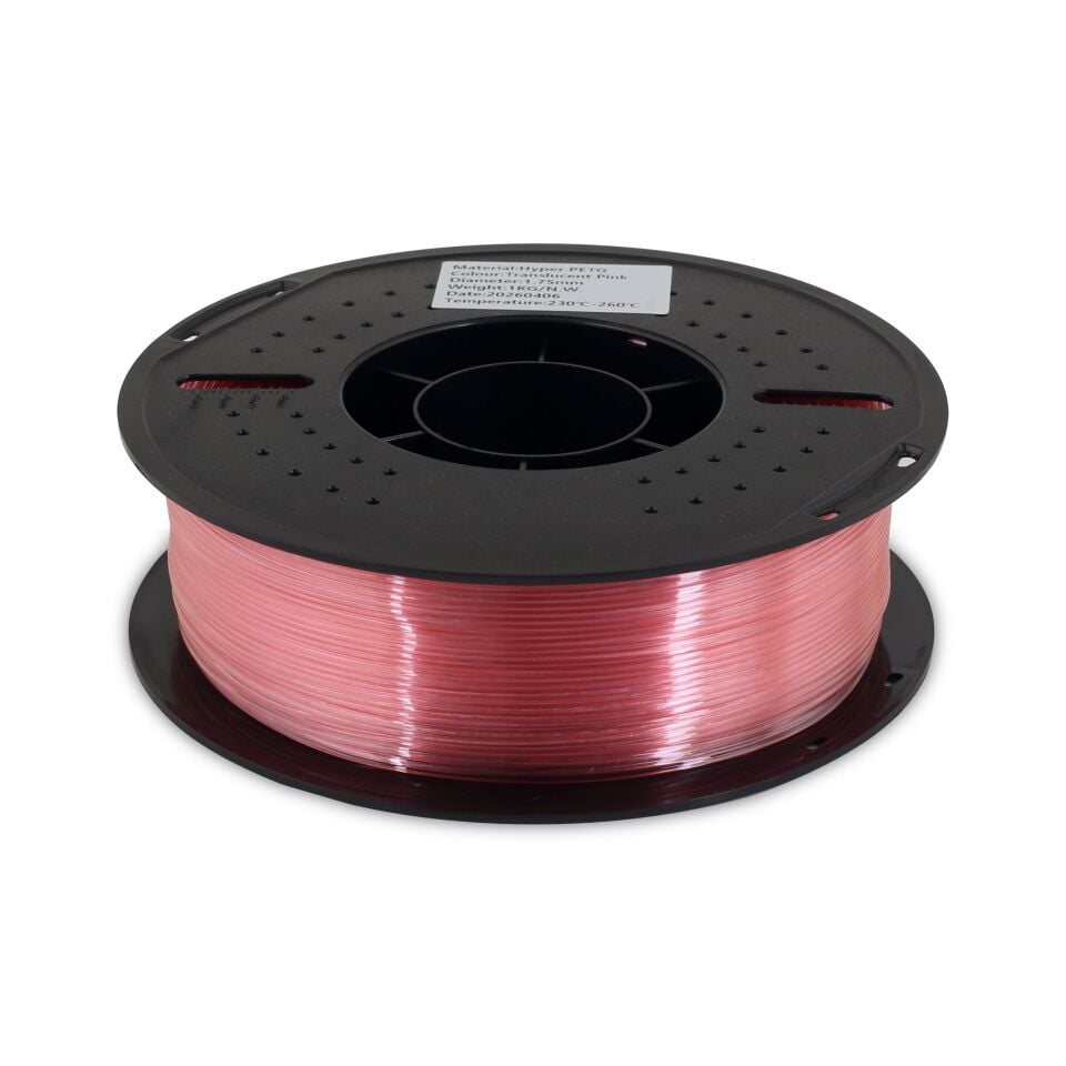 FİLAMİX Hyper PETG Yarı Saydam Pembe (Translucent Pink) Filament 1,75mm 1kg - bisiparisver