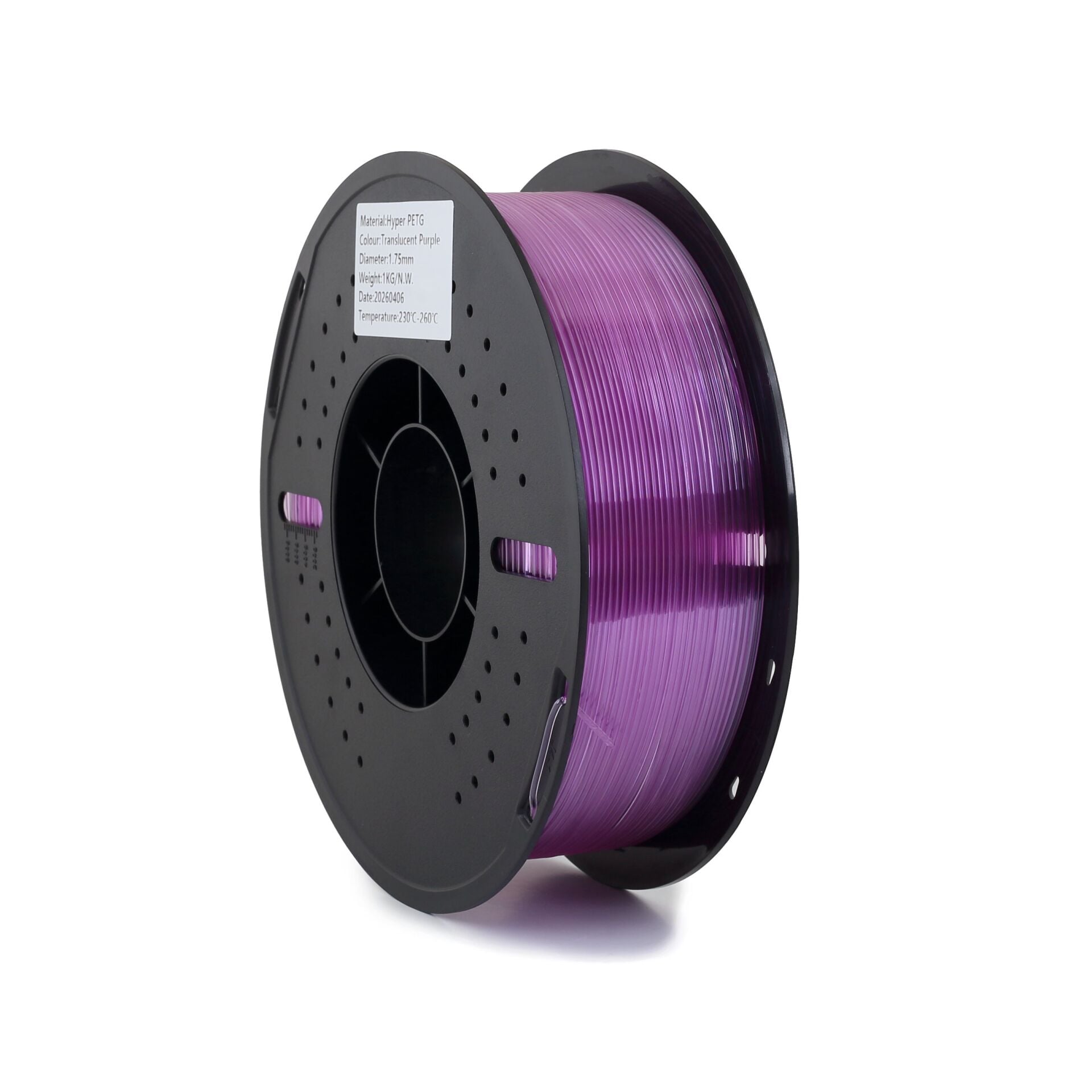 FİLAMİX Hyper PETG Yarı Saydam Mor (Translucent Purple) Filament 1,75mm 1kg - bisiparisver
