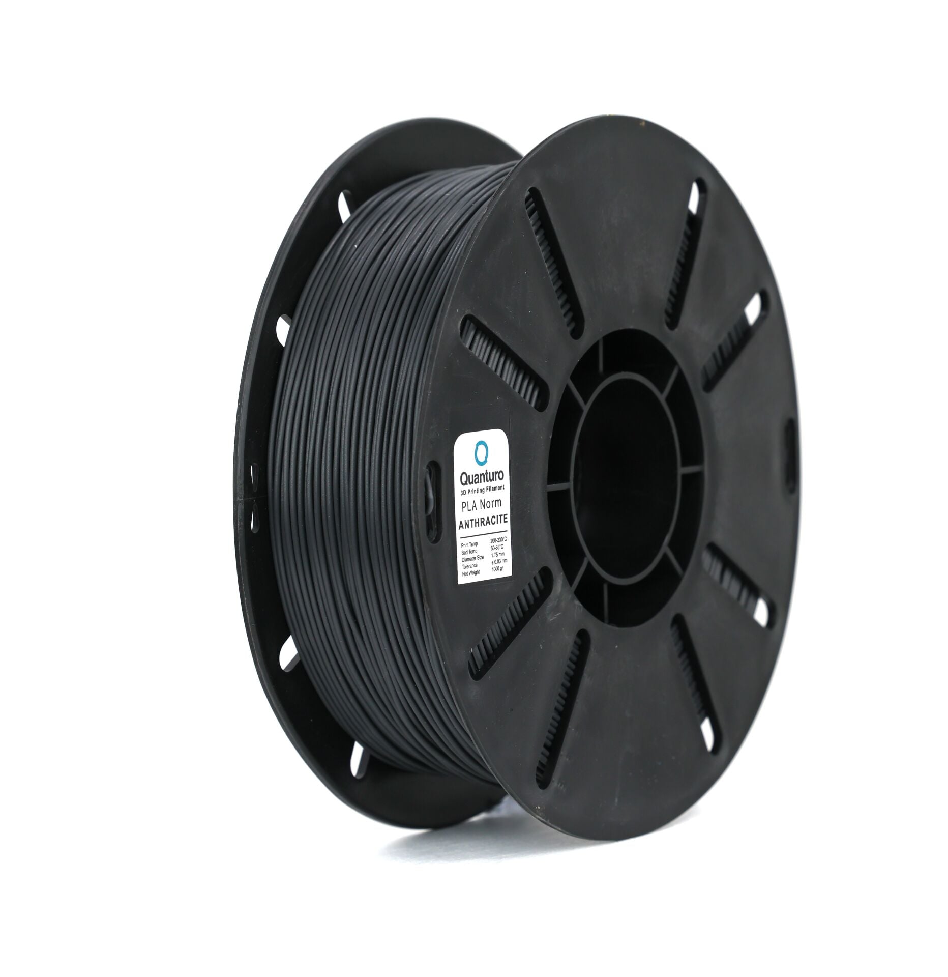 QUANTURO PLA Norm Antrasit (Anthracite) 1,75mm 1kg - bisiparisver