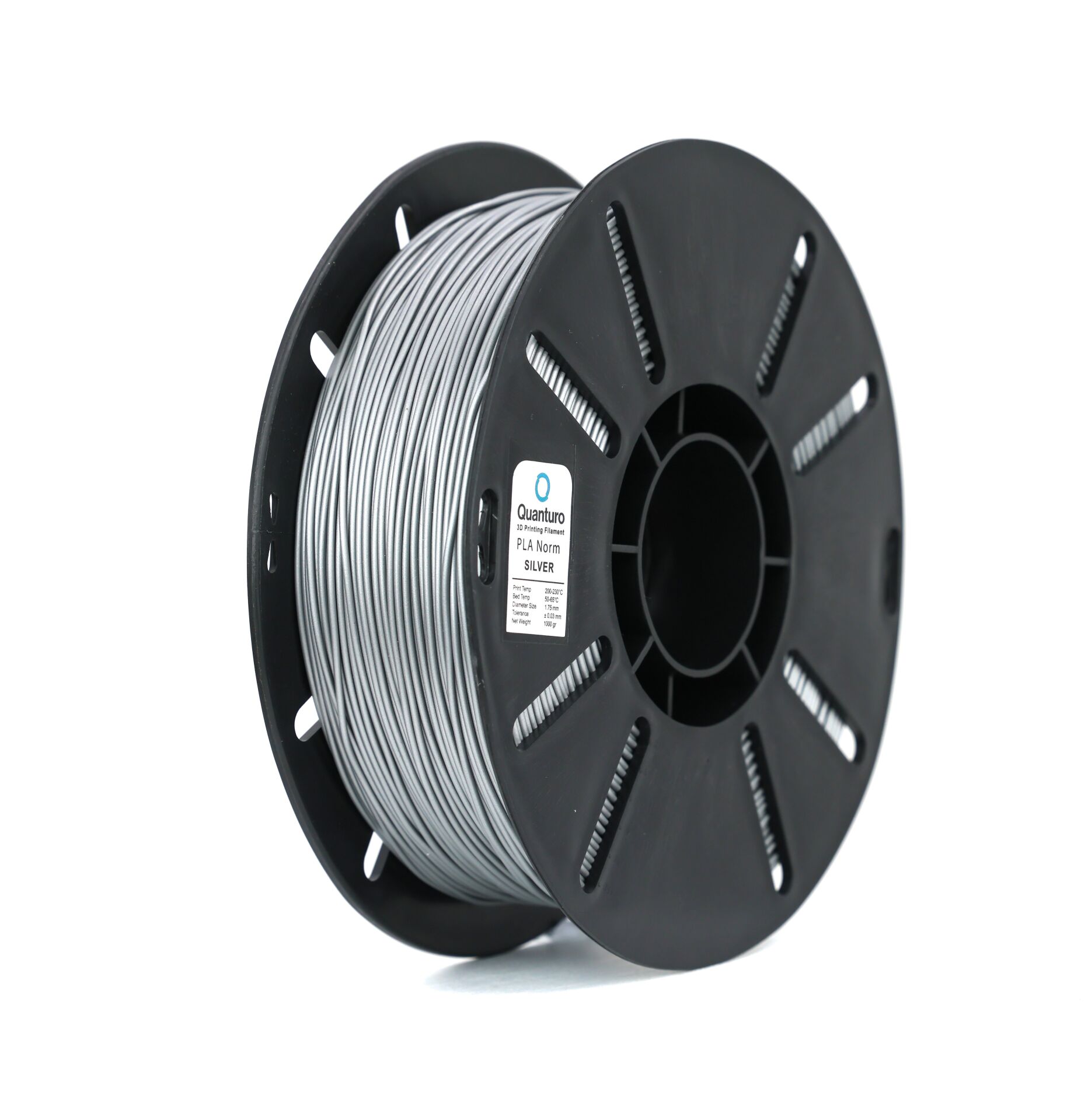 QUANTURO PLA Norm Gümüş (Silver) 1,75mm 1kg - bisiparisver
