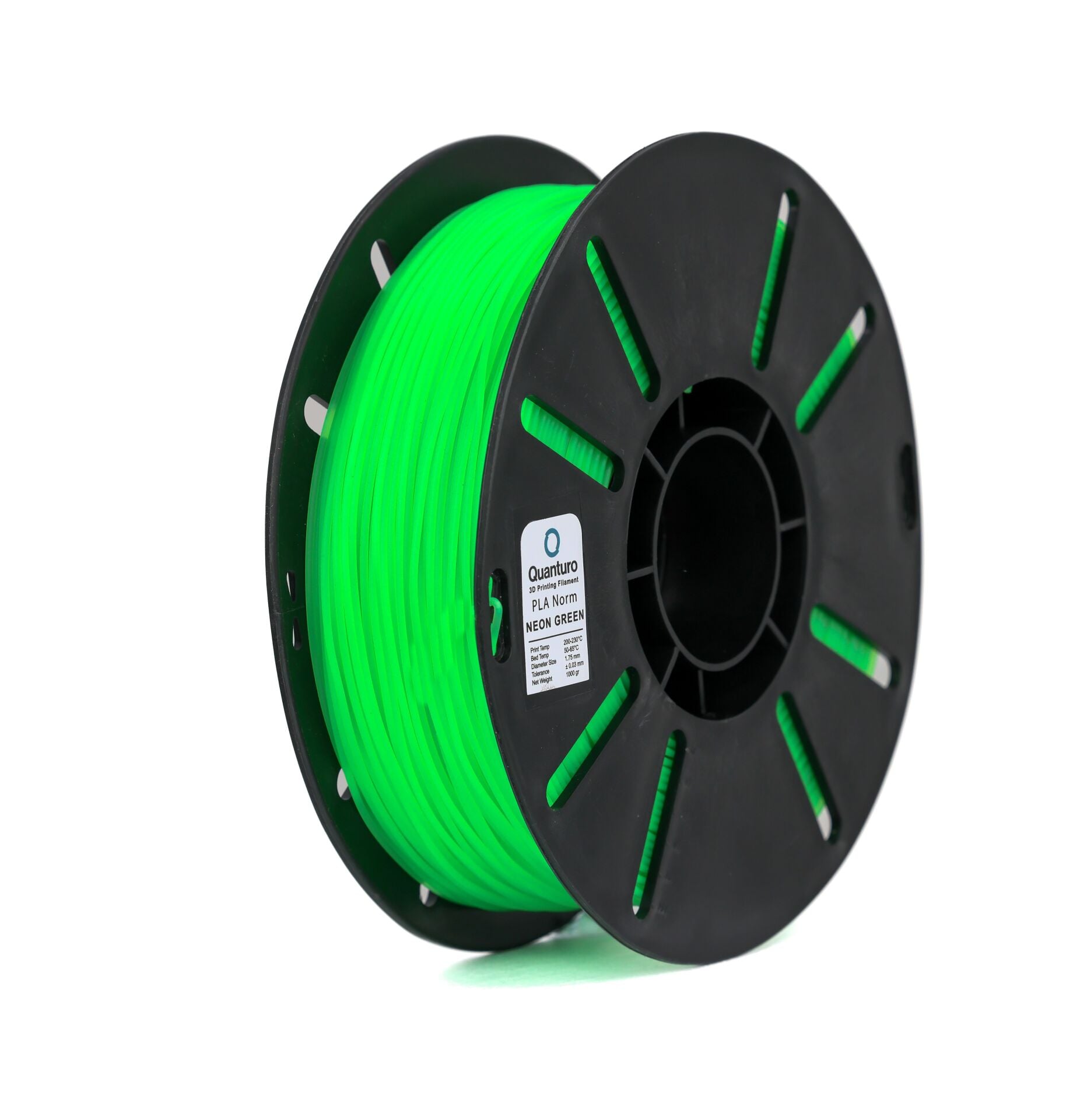 QUANTURO PLA Norm Neon Yeşil (Neon Green) 1,75mm 1kg - bisiparisver