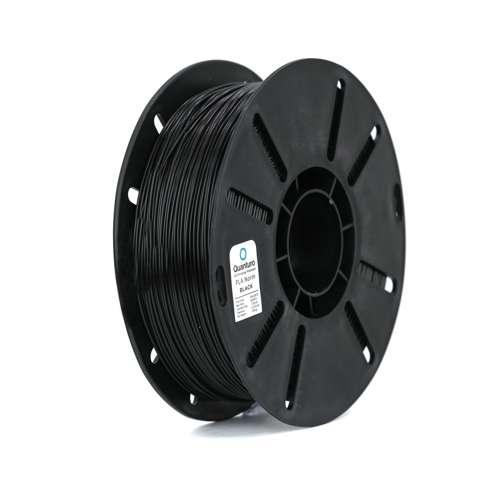 QUANTURO PLA Norm Siyah (Black) 1,75mm 1kg - bisiparisver