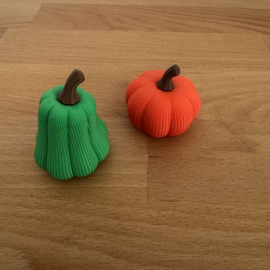 Renkli bal kabakları - Turuncu ve Yeşil