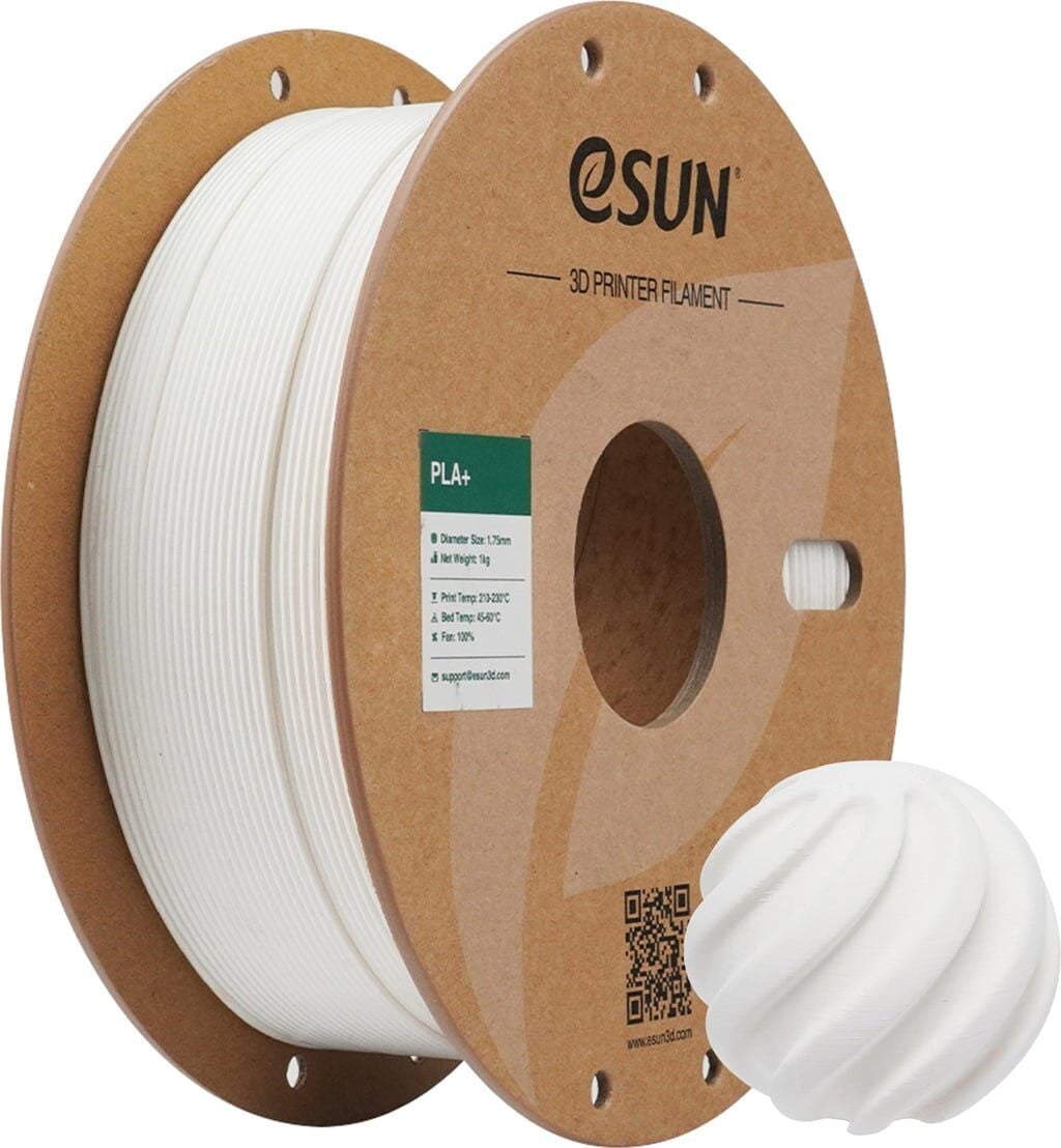 eSUN PLA+ Süt Beyazı Filament 1,75mm 1kg - bisiparisver