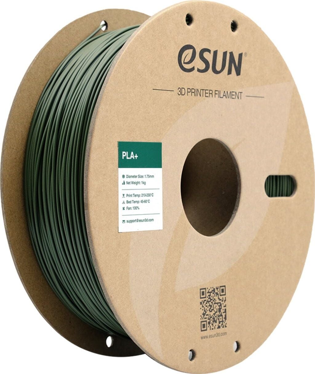 eSUN PLA+ Zeytin Yeşili Filament 1,75mm 1kg - bisiparisver