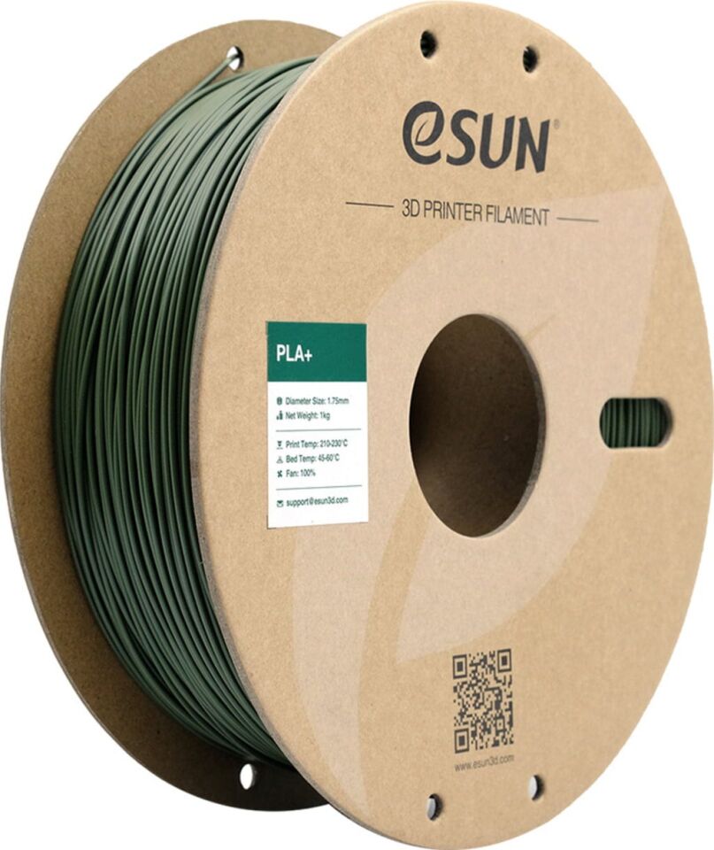 eSUN PLA+ Zeytin Yeşili Filament 1,75mm 1kg - bisiparisver