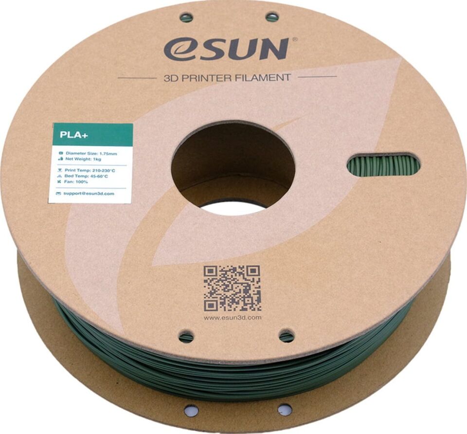 eSUN PLA+ Zeytin Yeşili Filament 1,75mm 1kg - bisiparisver