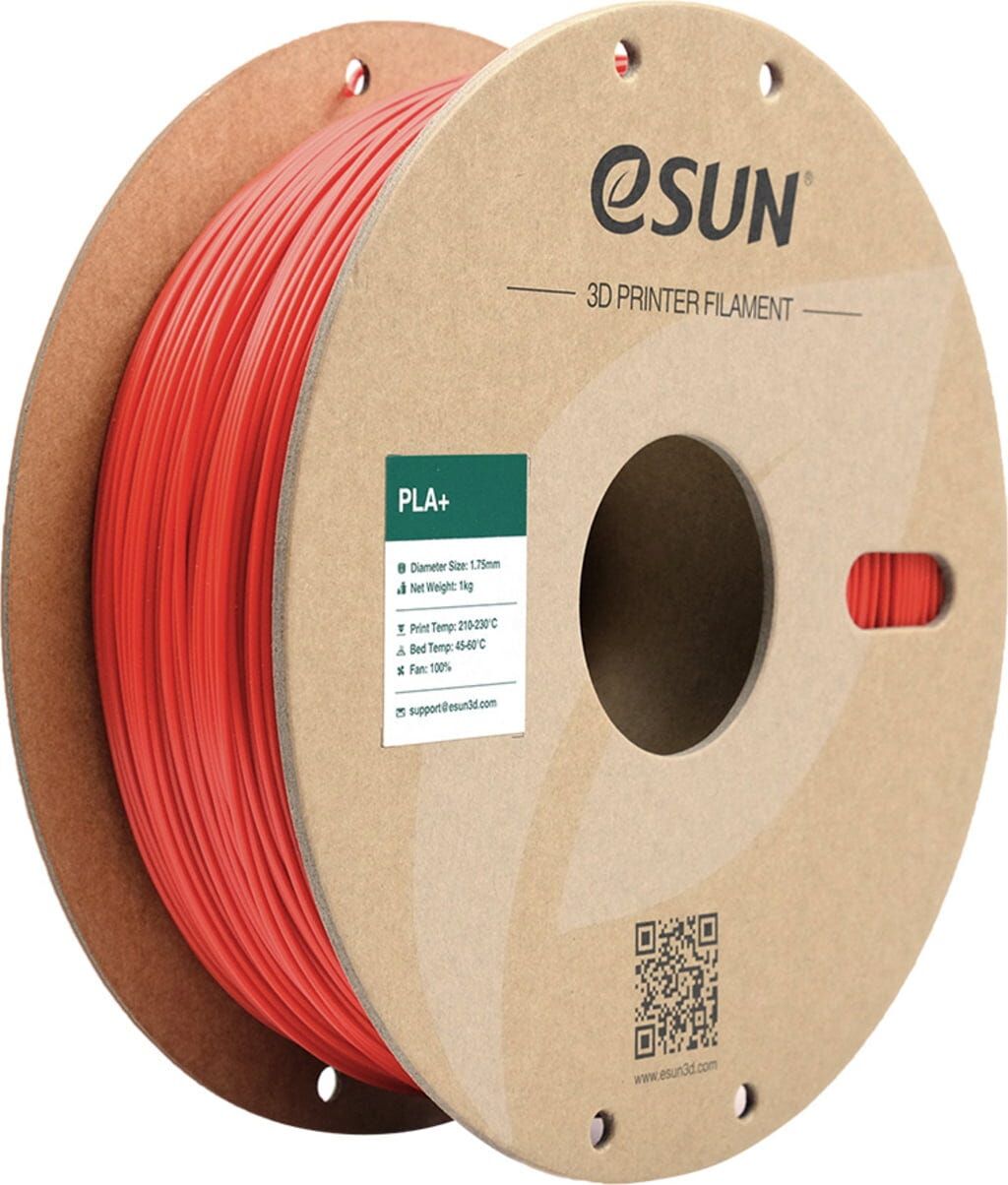 eSUN PLA+ Kırmızı Filament 1,75mm 1kg - bisiparisver