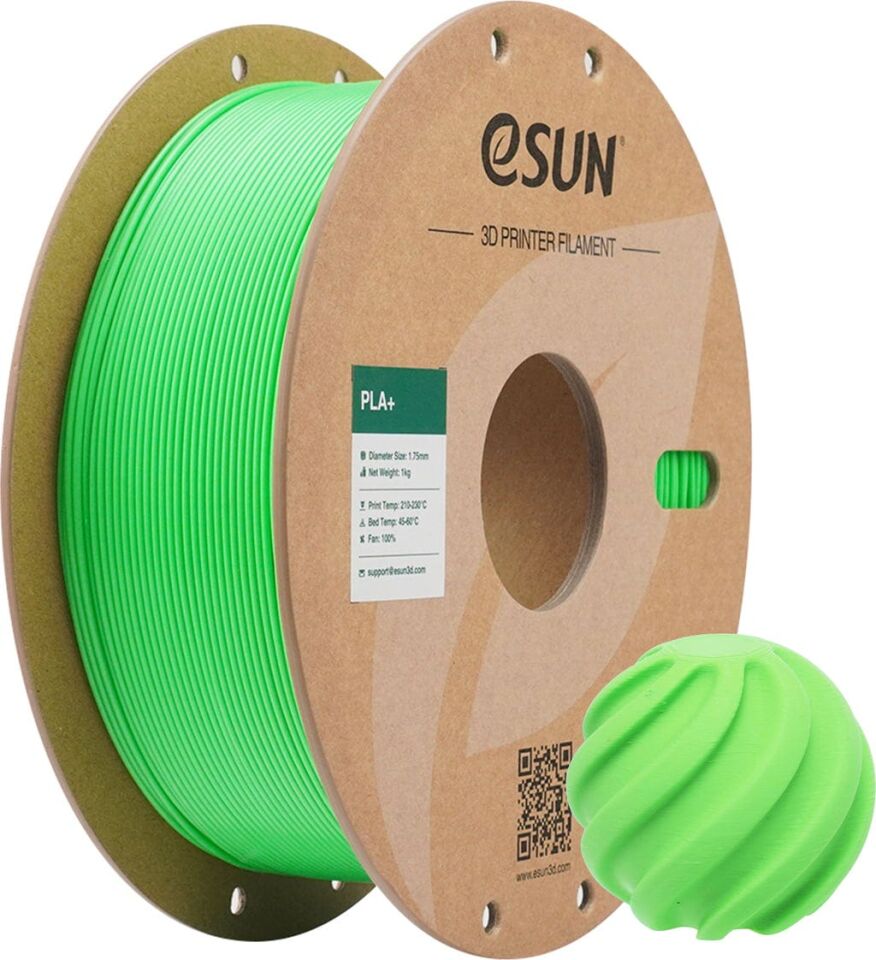 eSUN PLA+ RGB Yeşil Filament 1,75mm 1kg - bisiparisver