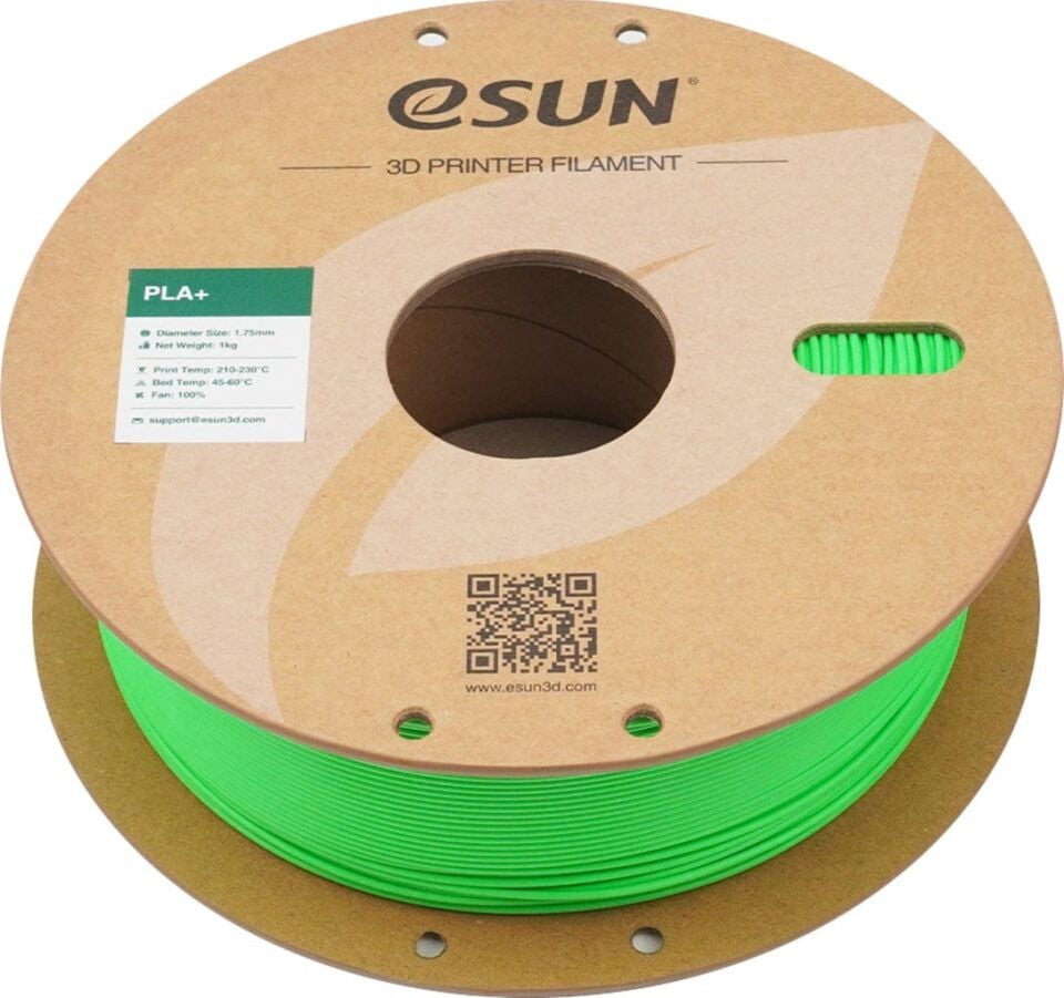 eSUN PLA+ RGB Yeşil Filament 1,75mm 1kg - bisiparisver
