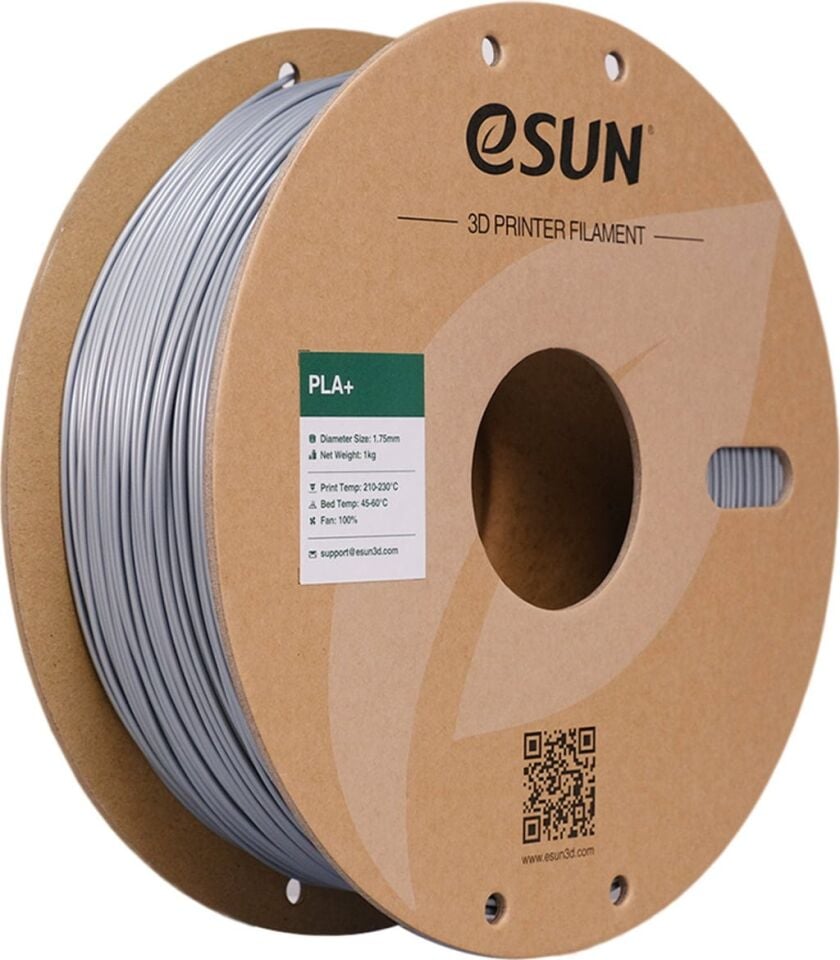eSUN PLA+ Gümüş Filament 1,75mm 1kg - bisiparisver