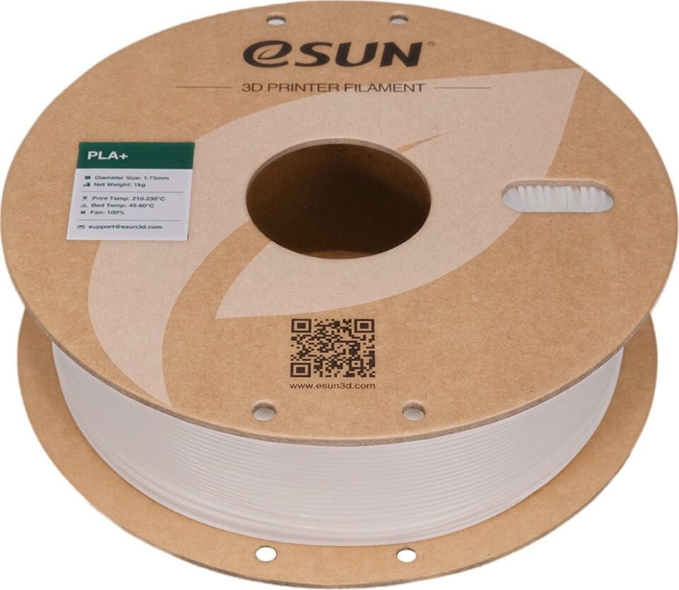 eSUN PLA+ Beyaz Filament 1,75mm 1kg - bisiparisver